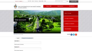 User account | The University of the West Indies at Mona ... - UWI, Mona