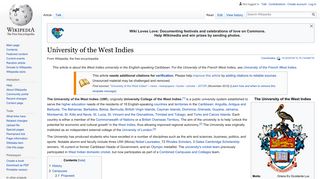 University of the West Indies - Wikipedia