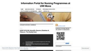 Caribbean | Information Portal for Nursing Programmes at UWI Mona