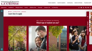 Learn how to apply – Admissions | UW-La Crosse