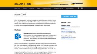 About O365 | Office 365 at UWM
