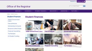 Student Finances - Office of the Registrar