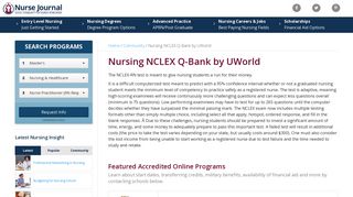 Nursing NCLEX Q-Bank by UWorld - 2018 NurseJournal.org2018 ...