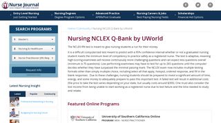 Nursing NCLEX Q-Bank by UWorld - 2018 NurseJournal.org2018 ...