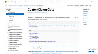 ContentDialog Class (Windows.UI.Xaml.Controls) - Windows UWP ...