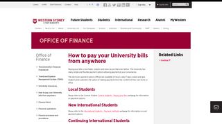How to pay your University bills from anywhere | Western Sydney ...
