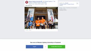 UWS Open Day - Western Sydney University | Facebook
