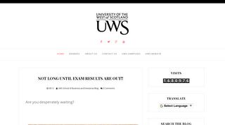 Not long until exam results are out!! | UWS School of Business and ...