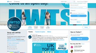 Study with UWTSD (@StudyUWTSD) | Twitter