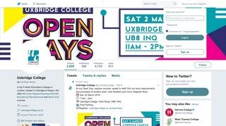 Uxbridge College (@uxbridgecollege) | Twitter