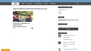 UZ Student Portal: www.emhare.uz.ac.zw Archives - Explore the best ...
