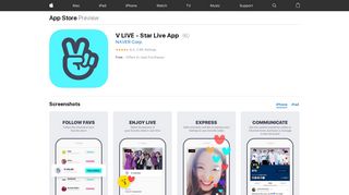 V LIVE - Star Live App on the App Store - iTunes - Apple