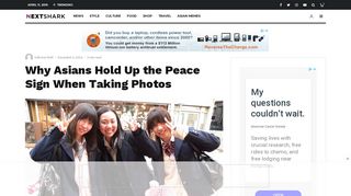 Why Asians Hold Up the Peace Sign When Taking Photos - NextShark