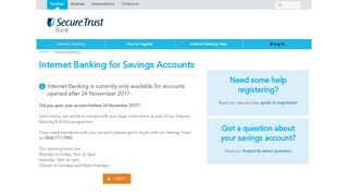 Log In - Secure Trust Bank
