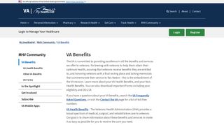 VA Benefits - My HealtheVet