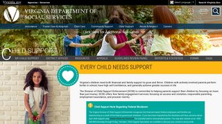 Child Support - Virginia Department of Social Services