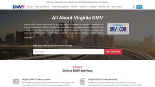 Virginia DMV Simplified - 2019 Information | DMV.com