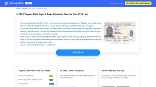 FREE Virginia DMV Signs & Road Situations Practice Test 2019 | VA