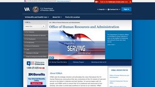 Office of Human Resources and Administration - VA.gov