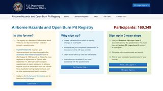 Airborne Hazards and Open Burn Pit Registry