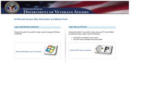 VA Remote Access (RA) Information and Media Portal Login using ...