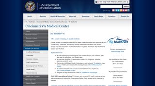 My HealtheVet - Cincinnati VA Medical Center