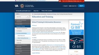 School Training Resources - Veterans Benefits Administration - VA.gov