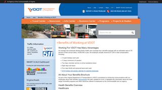 Benefits of Working at VDOT - | Virginia Department of Transportation