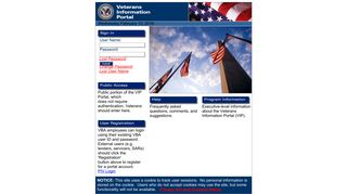 Login - Veterans Information Portal
