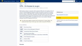 VPN - VA Access to va.gov - Knowledgebase - Michigan Medicine ...