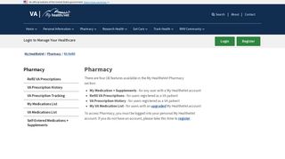 Pharmacy - Rx Refill - My HealtheVet