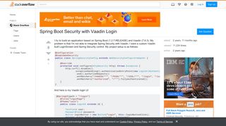 Spring Boot Security with Vaadin Login - Stack Overflow