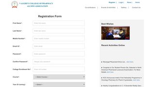 Register - Vaagdevi Alumni Association