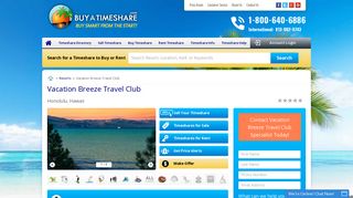 Buy Vacation Breeze Travel Club Membership Resales | Vacation Club