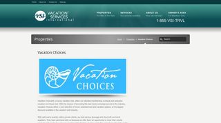 Vacation Choices « Vacation Services International