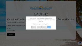Vacation Creation Casting