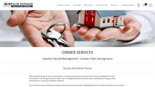 Owner Services | My Palm Springs Vacation Homes