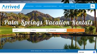 Book Vacation Rentals in Palm Springs CA | Arrived Palm Spring ...