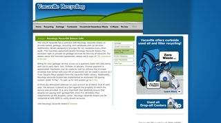 Vacaville Recycling - Garbage - Recology Vacaville Solano Info