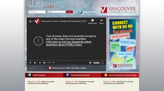 Vancouver Career College - Student Portal