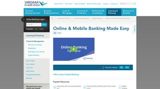 Online & Mobile Banking Made Easy | Virginia Credit Union