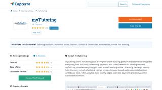 myTutoring Reviews and Pricing - 2019 - Capterra