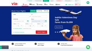 Via.com: Book Flights, Hotels, Bus and Holiday Packages Online