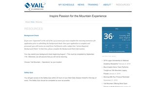 Resources - Vail Ski and Snowboard School
