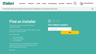 Find an installer - Vaillant
