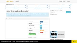Vainavi : Website stats and valuation