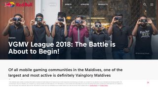 VGMV League 2018: The Battle is about to Begin! - Red Bull