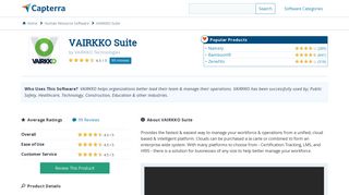 VAIRKKO Suite Reviews and Pricing - 2019 - Capterra