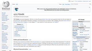 1573 Väisälä - Wikipedia