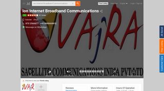 Ion Internet Broadband Communications, Subedari - Internet Service ...